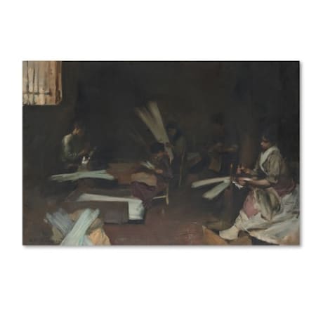 John Singer Sargent 'Venetian Glass Workers' Canvas Art,22x32